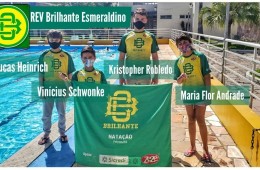 Clube Brilhante participa do 5º Desafio Online de Natação
